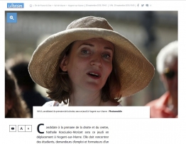 Le Parisien "NKM canditate à la primaire de la droite""